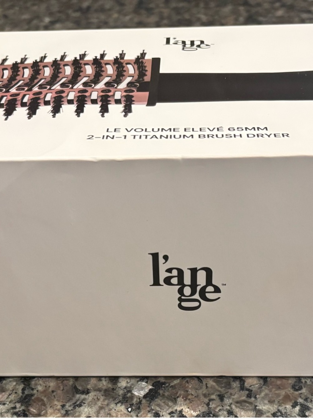 L'ange Pink and Black 2-in-1 Brush Dryer